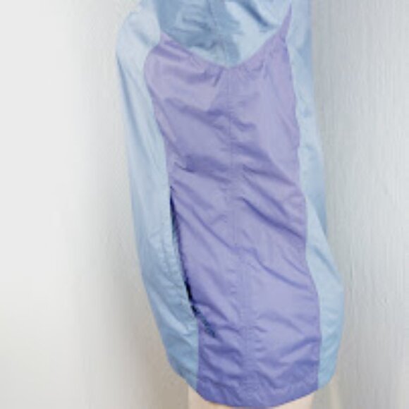 Columbia Women's Purple Gray Arcadia II Hooded Terrain Rain Jacket Size M - Picture 8 of 16